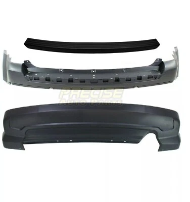 NUEVO PARACHOQUES TRASERO JEEP PATRIOT 2011-2017 SUPERIOR/INFERIOR CON ESTRIBO 3 piezas Foto 1 de 4