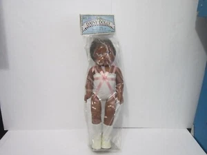 Vintage 1997 Daisy Kingdom 12" VINYL DAISY BABY Dark Skin African American Doll - Picture 1 of 6