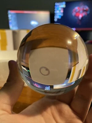 Original Lensball Clear Crystal Ball Photography Sphere - Image 1 of 4
