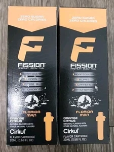 Lot Of2 Cirkul Flavor Cartridges Energy Zero Sugar ORANGE CITRUS Flavor 2 PACK - Picture 1 of 1