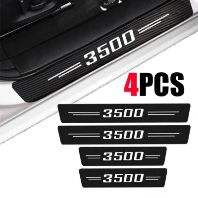 4x For Dodge Ram 3500 Cab Accessories Door Sill Plate Step Threshold Protector - Image 1 of 4