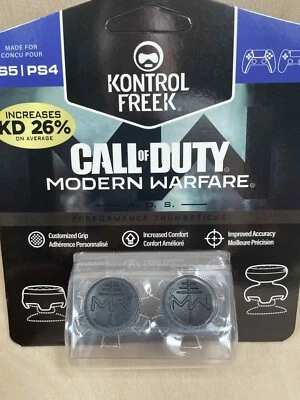 Kontrol Freek PS4 PS5 Controller Performance Grip COD Modern Warfare Black 2pc - Image 1 of 4