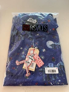 New Rsvlts Men's Shirt Star Wars Exclusive D23 Christmas Party Santa Vader Darth - Picture 1 of 9