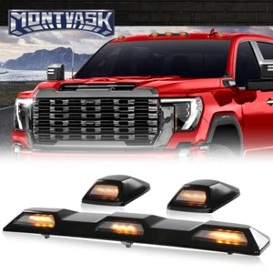 Fit For 20-23 Silverado Sierra HD Amber Roof Marker Clearance Lamp Kit - Imagen 1 de 9