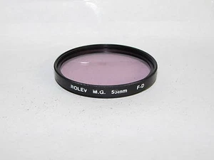 Used Rolev MG F - D 55mm Lens Filter Made in Japan O41024 - Picture 1 of 2