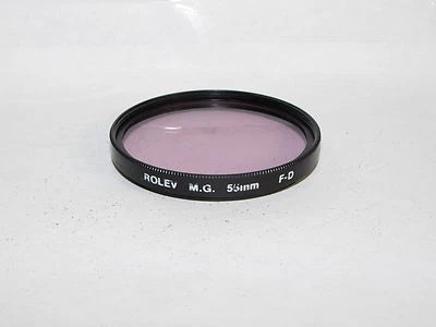 Used Rolev MG F - D 55mm Lens Filter Made in Japan O41024 - Image 1 of 2