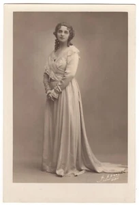 PORTRAIT EINER HÜBSCHEN FRAU : GEFEIERTER FOTOGRAF PIERRE APERS : VINTAGE FOTO - Bild 1 von 3
