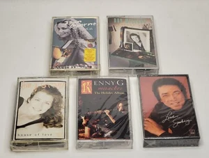 Vintage Cassette Lot Smokey Robinson, Joan Osborne, Kenny G, Don McLean, A Grant - Picture 1 of 4
