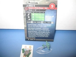 =Axis Allies War at Sea FLANK SPEED Ju 88A-4 23/40 con scheda= - Foto 1 di 1