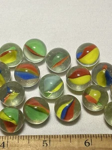 Lot Of 30 Vintage Marbles Bullseye - Picture 1 of 8