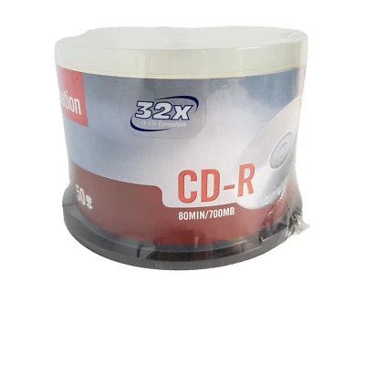 CD-R Blank Media 50 Pack Spindle Imation Audio 32X 80 Minute 700MB Tub - Image 1 of 4