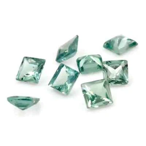 0.46ct Amazing 100% Natural 2mm square Alexandrite Loose Gemstone 8 pieces - Picture 1 of 3