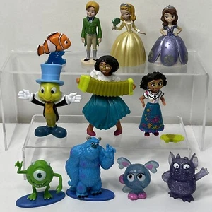 Disney Figures Lot Monster Inc Jiminy Cricket Encanto Mirabel Nemo Vampirina - Picture 1 of 9