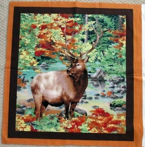 1 Pretty "Autumn Blaze" Cotton Quilting Sewing Fabric Panel #2 - Picture 1 of 1