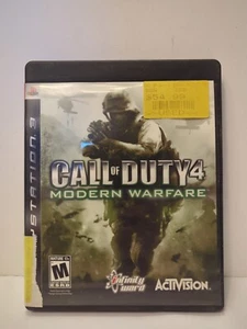 CALL OF DUTY 4 - Modern Warfare (Sony PlayStation 3 PS3) - CIB Estuche Negro - Imagen 1 de 5