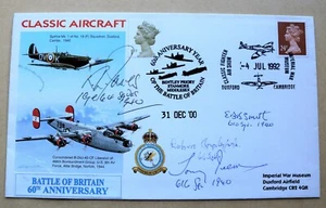 KLASSISCHES FLUGZEUG SPITFIRE 2000 COVER SIGNIERT VON IVESON, APPLEFORD, SMITH & JONES - Bild 1 von 4