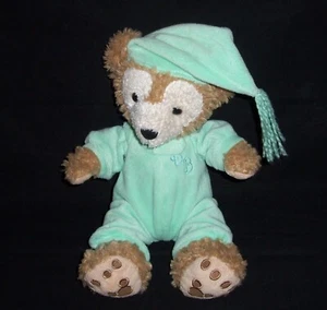 13" Disney Parks Duffy Bear Mi Primer Pijama Verde Claro Sombrero Peluche - Imagen 1 de 2