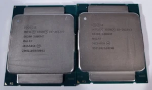 Pair Intel Xeon E5-2623V3 Server CPU Processor @ 3.00GHz LGA2011 SR208 - Picture 1 of 1