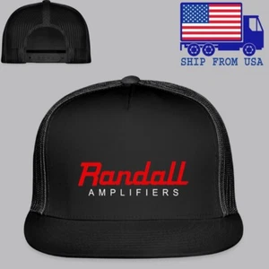 Randall Amplifiers Amps Men's Black Trucker Hat Cap Adult Size - Picture 1 of 4