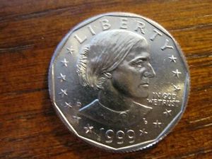 Dólar D Susan B Anthony 1999 Ch/Gem ¡BU!   - Imagen 1 de 3