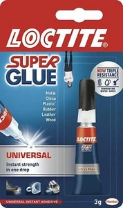 Loctite Super Glue Liquid 3g Adhesive Universal Strong High Performance - Picture 1 of 5