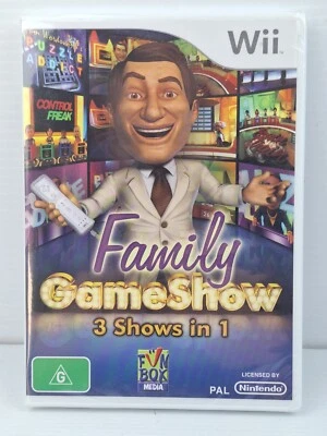 Family GameShow - 3 Shows In 1 - Nintendo Wii Game PAL - Brand New & Sealed - Image 1 of 2