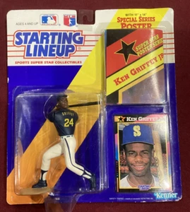 Ken Griffey Jr. 1992 Kenner Startaufstellung Baseball mit Karte & Poster ungeöffnet - Bild 1 von 3