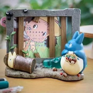 Studio Ghibli My Neighbor Totoro Calendar 2024 Photo Frame Kusakabe House Mei - Picture 1 of 20