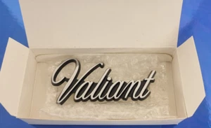 Chrysler NEW "VALIANT"  CL-CM guard badge with bonus badge plugs - Picture 1 of 2