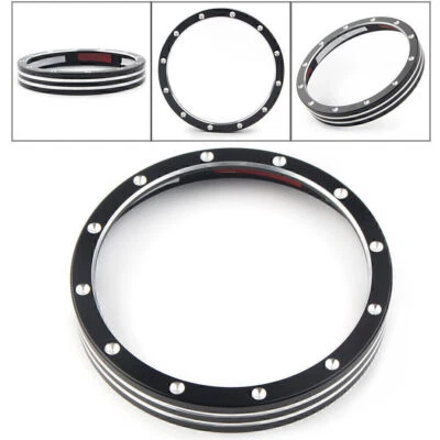 Anillo de ajuste de acento bisel medidor de velocímetro para Harley 883 1200 Dyna Street Bob Foto 1 de 4
