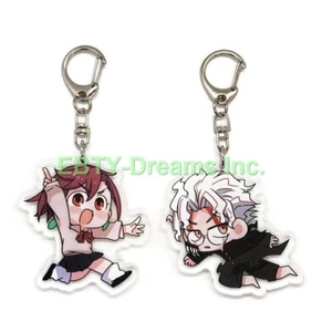 Set Of 2 Dandadan Acrylic Keychain Momo Ayase, Ken Takakura (Okarun) v3 - Picture 1 of 2