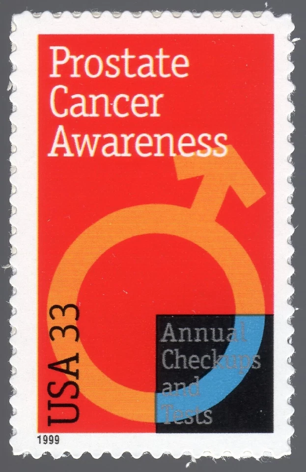 Scott #3315 Prostate Cancer Awareness Single Stamp - MNH - Image 1 of 1