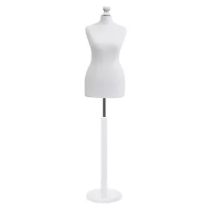Sastres ficticio blanco mujer niño sastre modista maniquí busto 5⭐ - Imagen 1 de 22