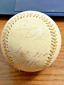 AMOS OTIS SIGNED AUTOGRAPHED OAL MACPHAIL BASEBALL! Mets, Royals, Pirates! - Picture 1 of 2