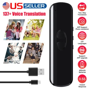 Portable Smart Voice Translator Two-Way Real Time Portable 137+ language Device - Picture 1 of 13