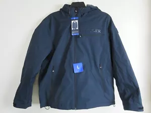 Tommy Hilfiger Herren Performance Jacke Mantel Full Zip gefüttert Gr. L - Navy (Neu mit Etikett) - Bild 1 von 9
