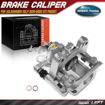 Rear Left Disc Brake Caliper w/ Bracket for Volkswagen Golf 2015-2021 GTI Passat - Image 1 of 4