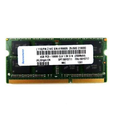 4GB SODIMM 2Rx8 DDR3 PC3-10600S 1333 MHz (204 Pin) Memory - Image 1 of 2