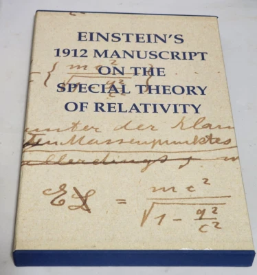 Einstein's 1912 Manuscript on the Special Theory of Relativity DELUXE EDITION - Image 1 of 4