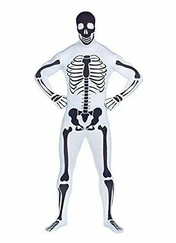Xray Skeleton Full 2nd Skin Bone Body Suit Halloween Costume Men Adult M Morph - Image 1 of 1