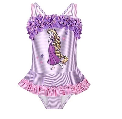 DeLuXe~RaPuNzEl~SWIM SUIT~Tangled~Ever After~2/3~4~5/6~7/8~10~NWT~Disney Store - Image 1 of 4