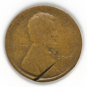 1912 Lincoln Wheat Cent brandneu • Laminierung Rissfehler Rand bis Büste • frühe Ausgabe - Bild 1 von 2