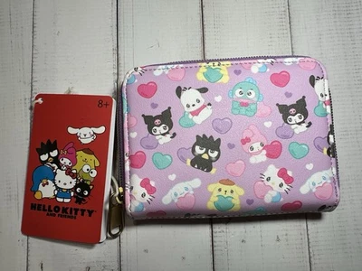 Loungefly Sanrio Hello Kitty And Friends Hearts Mini Zipper Wallet - Image 1 of 4