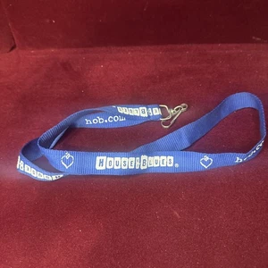 House Of Blues Lanyard Blue With Clip - Picture 1 of 7