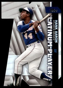 2021 Topps #PDC-2 Hank Aaron Platinum Players Die Cut - Foto 1 di 2