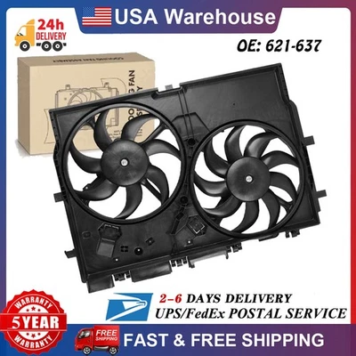 Engine Radiator Cooling Fan Assembly for 2014-2021 Ram ProMaster 1500 2500 3500. Foto 1 de 4