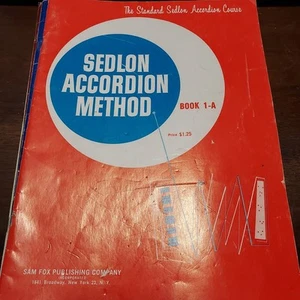 Sedlon Accordion Method Sheet Music Book Paperback Course - Picture 1 of 6