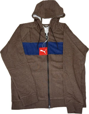 Sudadera con Capucha Puma Onshore Logo Lab Cremallera Completa Sudadera con Capucha Para Hombres Marrón Azul Informal Precio de venta sugerido por el fabricante $75 Nueva con Etiquetas Foto 1 de 3