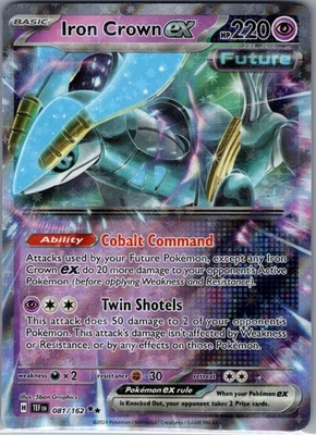 Iron Crown ex 081/162 SV05: Temporal Forces - Pokemon Card - NM - Image 1 of 2
