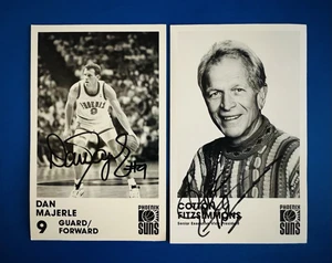 (3) Suns Dan Majerle, Cotton Fitzsimmons & Neal Walk Hand-Signed 5x8 Auto Photos - Picture 1 of 5
